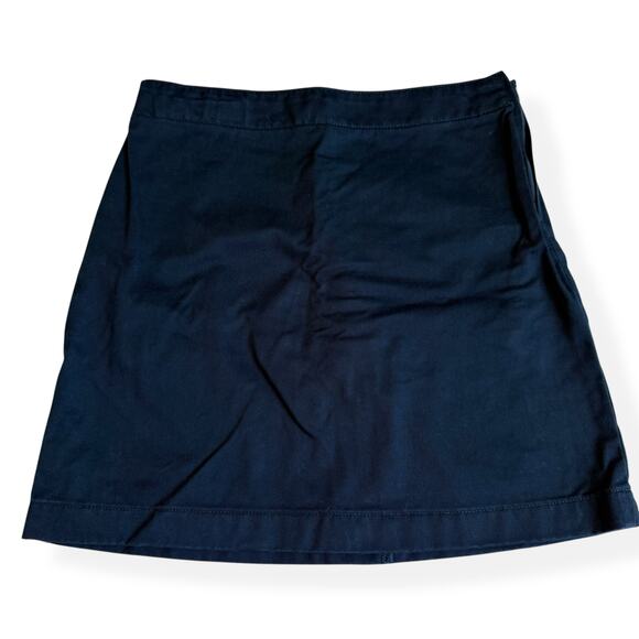 Lands End Girls Navy Blue Chino Skort 7 - Picture 1 of 9